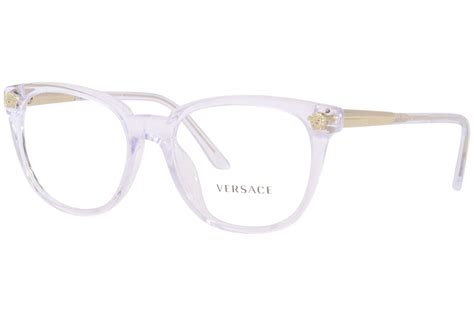 women's versace reading glasses|transparent versace glasses.